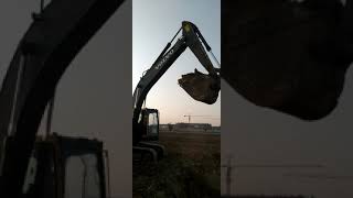 Volvo excavator loading