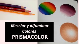 Mezclar colores con lápices Prismacolor