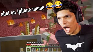 Shot on iphone meme on @Mythpat