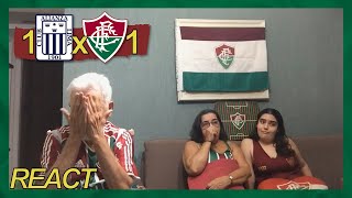 FAMÍLIA TRICOLOR REAGE A 1 ALIANZA LIMA X 1 FLUMINENSE - LIBERTADORES 2024