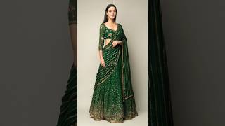 green lehnga designs 😍#lehnga #viral #trending #green #fashion #youtube #girl