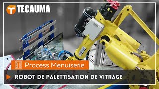 Robot de palettisation de vitrage