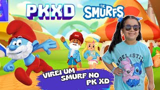 VIREI UM SMURFS NO PK XD | CASA DOS SMURFS NO PKXD | CANAL DA MARINA