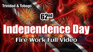 Happy 62nd Independence Day Trinidad and Tobago 🇹🇹 #independenceday2024  #fireworks