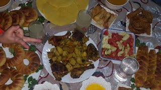 #بقاي في دارك 🏠حمي بلادك#مائدة إفطار رمضانية😋 بشهوات سهلا 👌و أقتصاديه🤗