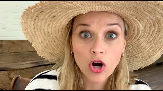 Reese Witherspoon sexy in straw hat #1.  VIDEO LOOP!