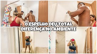 VLOG: COMPREI UM ESPELHO PRO MEU BANHEIRO E OLHEM A DIFERENÇA QUE DEU 🥺❤️