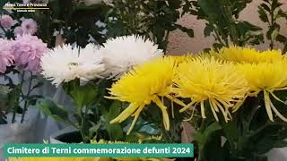 Cimitero di Terni commemorazione defunti 2024