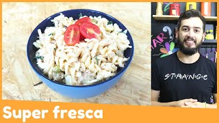 Salada de macarrão com atum fácil de fazer | RECEITA FÁCIL