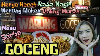 WARUNG GOCENG DEPOK | WARUNG MAKAN PALING MURAH SE INDONESIA MAKAN DAN MINUM SERBA GOCENG?! 😱