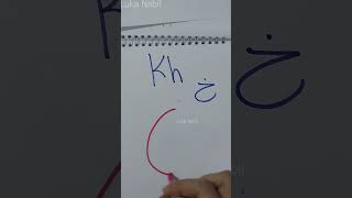 رسم حرف Kh خ فى اللغة الهيروغليفية