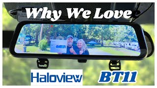 HALOVIEW BT11 - ONE SOLUTION FOR BACKUP CAMERA AND RECORDING DASHCAM! INSTALLATION AND FUNCTIONS!