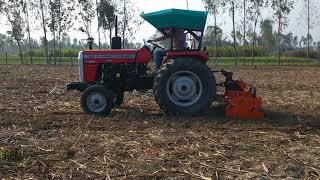 Power Harrow working with MF7250