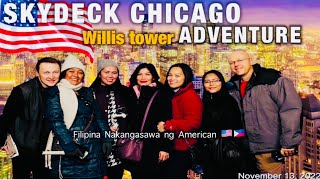 FILIPINA GET TOGETHER SKYDECK103rd FLOOR EXPERIENCE|CHICAGO TOUR #filipinamarriedtoforeigner