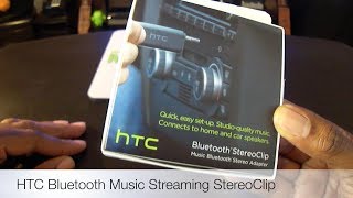 HTC Bluetooth Music Streaming StereoClip Review (Get Bluetooth in Your Car)