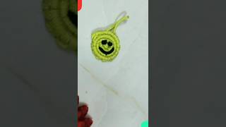 Macrame Smiley ☺️ Keychain #smiley #macramekeychain #diy #diycrafts #shorts #oldsong