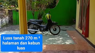 Rumah murah di Jogja Luas tanah 270 m ²akses jln mobil lancar hrg 550 JT nego