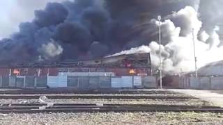 Factory fire Epping - Video 1Second