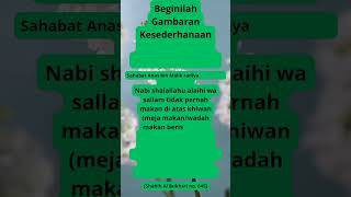 Beginilah Gambaran Kesederhanaan Nabi shalallahu 'alaihi wa sallam#shorts