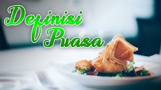 Part 1 - Definisi Puasa