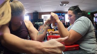 Ladies Left Hand Armwrestling Matches | The John Brzenk Cup 2024