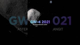 Asteroid GW-42021 yg hampir menabrak bumi pada April 2023 #astronomi