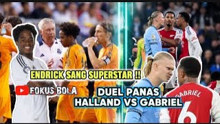 PANAS Halland vs Gabriel🔥🔥Endrick diam tapi MENAKUTKAN💥💥