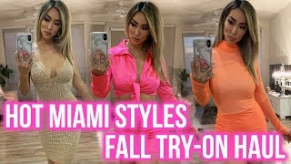 HOT MIAMI STYLES FALL TRY-ON HAUL | Arika Sato