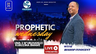 🔴LIVE... IGICANIRO CY'AMASENGESHO YO KUWA 3 / HOPE IN JESUS CHURCH // 24-7-204