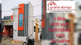 #1bhk #construction #mangadu Individual villa @16Lakhs Construction @grandabrigoconstructions7335