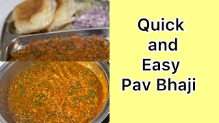 Easy Pav Bhaji Recipe / Mumbai Pav Bhaji recipe/Street Style  Pav Bhaji /बाज़ार जैसी टेस्टी पावभाजी