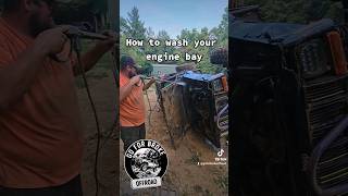 how to wash your engine bay #goforbroke #jeeponly #jeeplife #jeepmodel #cherokee