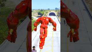 IRON MAN AND HULK SAVING SKIBIDI TOILET #ironman #gta5 #shorts