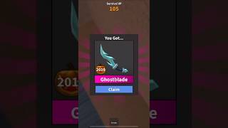 Trading Hallows Edge for Ghostblade in Roblox Mm2