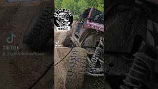 wrangler almost rolls down mountain #goforbroke #offroad #jeeplife #hollerwood #wrangler