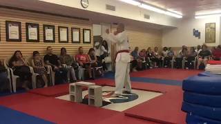 Ralph Monterrey Brick Braking, Dynamic Taekwondo Academy