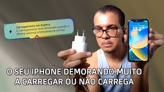 O Seu IPHONE Esta Demora Muito ou Não Carrega - Veja Este Motivo