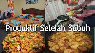 Weekend Tetap Produktif || Beberes setelah Subuh lanjut Masak 2 Menu Sederhana #dailyvlog #cooking