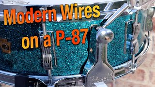 Retrofitting Modern Snare Wires on a P-87 Snare Throw-Off