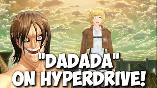 MMD SNK "Eren and Armin Sing DaDaDa" on Hyperdrive!! Attack On Titan funny meme animation