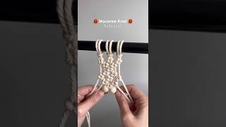 Macrame Knot🧶#macrameknot #knot #macramepattern #diy #diymacrametutorial #macrametutorial #knitting