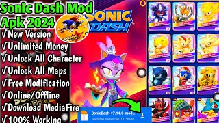 Download Sonic Dash (MOD, Unlimited Money) 8.0.0 | Sonic Dash Mod Apk Latest Version Terabaru 2024