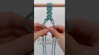 maacrame easy pattern #macrame #diyidea #5minutecrafts #macrameart #knitting