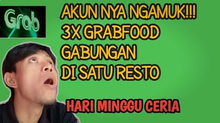 LIVE ONBID GRAB, GRABFOOD GACOR 3x DAPAT GRABFOOD GABUNGAN DI SATU RESTO