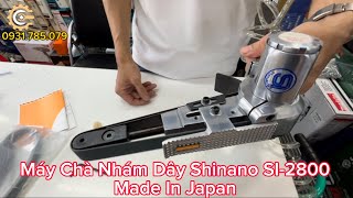 Máy Chà Nhám Băng Hơi Shinano SI-2800| Air Belt Sander| Made in Japan| Công Cụ Máy Móc