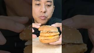 (NEW) DUA LAPIS! GARLIC MAYO CHIC N CRISP BURGER KING...Mukbang Asmr #burgerking #burger #shorts #yt