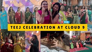 Teej Celebration At Cloud 9, Vaishali, ghaziabad || Dance, Masti and Fun || K Travel Vlog