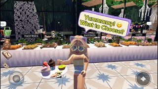 🍀🍭 Yummy Treats I don’t know Which to Choose From! 😋 #Satisfying (Roblox- Tea Time Dessert Buffet) 🤩