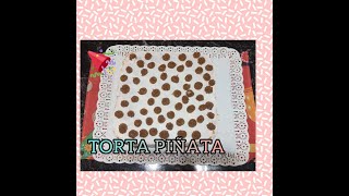 cómo hacer una torta piñata ,SIN HORNO!!