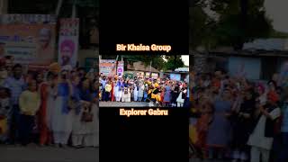 Gatka Performance - Bir Khalsa Group - Talwar Aakhdi #explorergabru #nagarkirtan #shorts  #viral